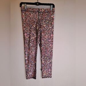 Terez Multi Color Print Capris NWT Small